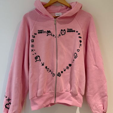 Hoodie mit Reissverschluss Bershka x Tamagotchi