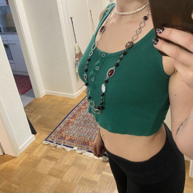 Cute green crop Top.