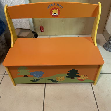 Banc coffre enfant Jungle Party