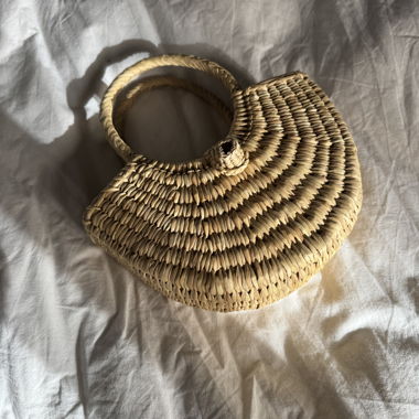 Borsa in Junco peruviano intrecciata