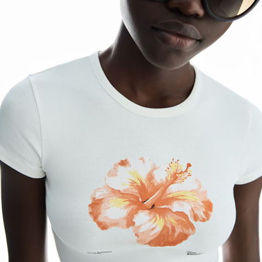 Bershka Crop T-Shirt 