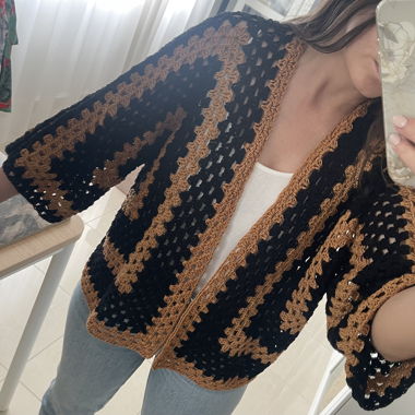 Gehäkelte Jacke (Unikat) 