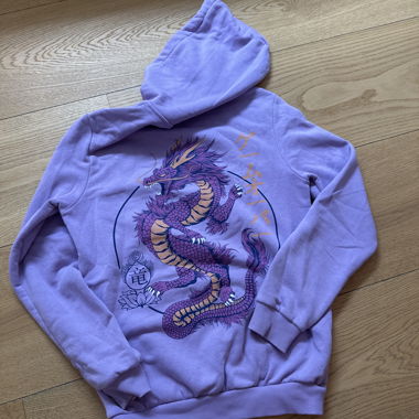 Lila Dragon-Hoodie