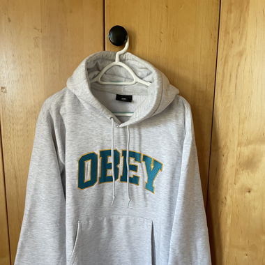 Obey Hoodie grau