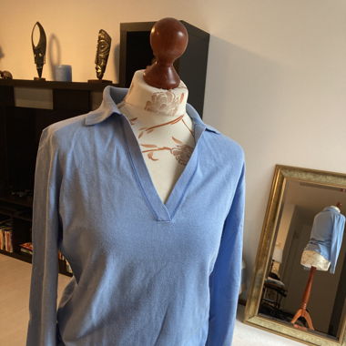 Polo bleu