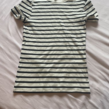 T-shirt neonato a righe