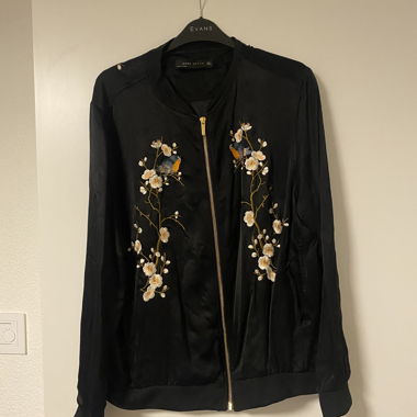 Satin College Jacke