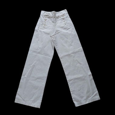 Pantaloni bianchi Miu Miu