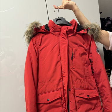 Winterjacke / Parka rot