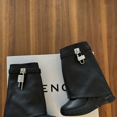 Givenchy Shark Lock Ankle Boots Biker