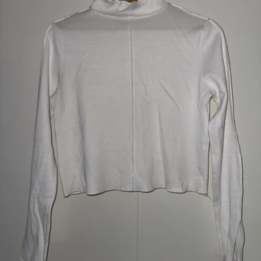 Top bianco maniche lunghe Taglia S