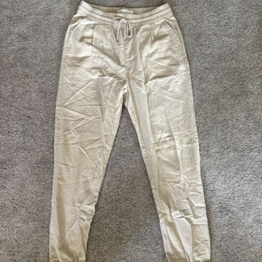 Pantalon jogger beige