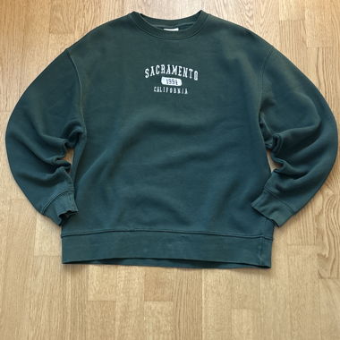 Sweat-shirt vert
