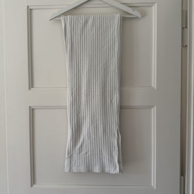 Pantaloni a Gamba Larga color Crema