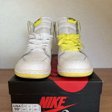Nike Air Jordan 1 Retro High OG Blanc/Jaune