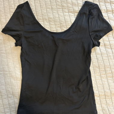 Top nero da donna