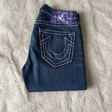 True Religion Geno Super T H-Jeans W32L34 Distress