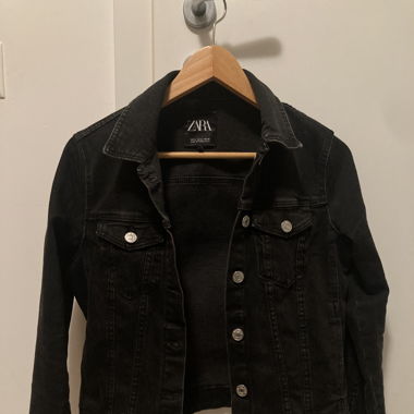 Schwarze Jeansjacke 