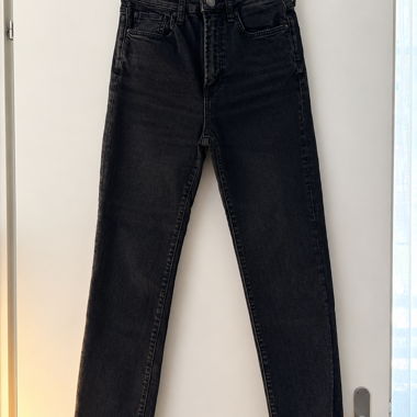 Jeans noirs cropped