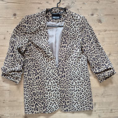 Pieces Blazer Leopard