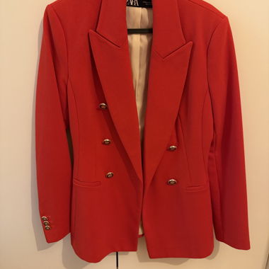 Red Zara Blazer
