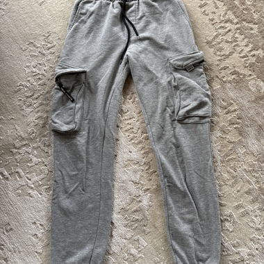 Pantaloni da jogging cargo grigi