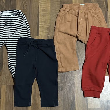 Set of 4 Kids Trousers 74 cm