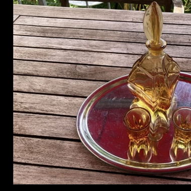 Beautiful Vintage Liqueur Set