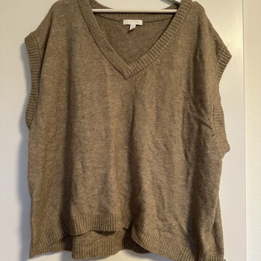 brown vest
