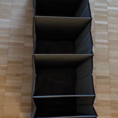Hanging fabric organizer