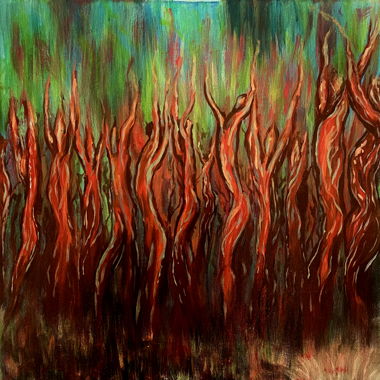 Tableau peinture acrylique 