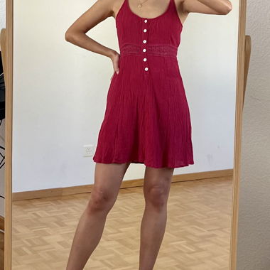 Pink Red Dress