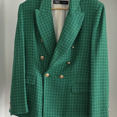 ZARA green blazer XL