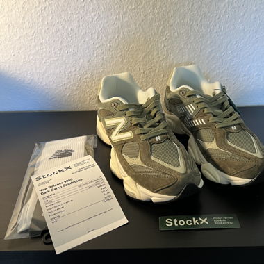 New Balance 9060 Dark Camo Sandstone