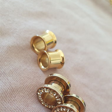 Ear Tunnels Plugs Piercings, 8mm
