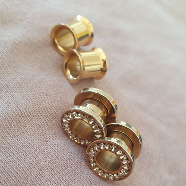 Ear Tunnels Plugs Piercings, 8mm