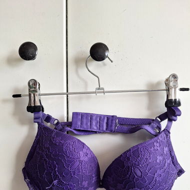 Purple bra