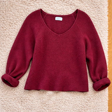 Maglione oversize rosso