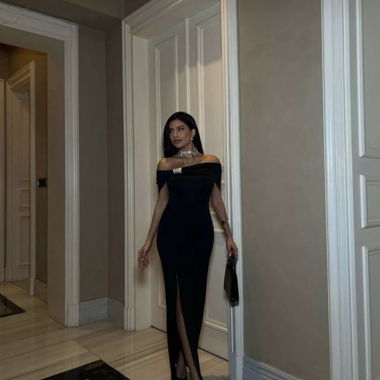 Black Evening Dress Size M