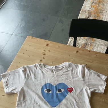 comme de garçons play shirt