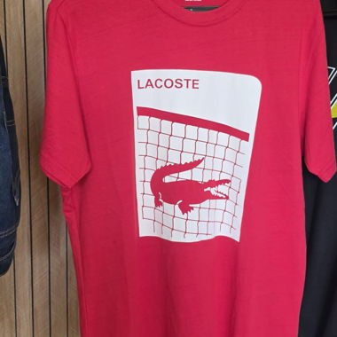 T-shirt Lacoste rosso