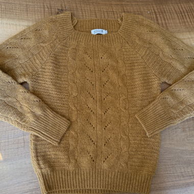 Maglione in maglia caramello nuovo MollyBracken
