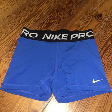 NIKE PRO SHORTS BLU