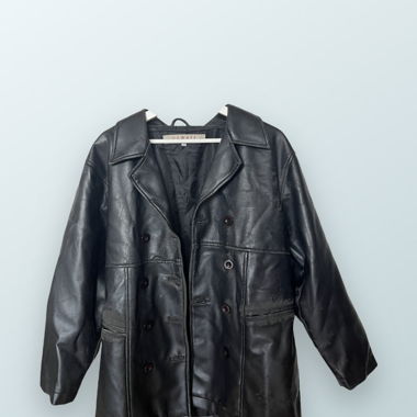 fake Lederjacke