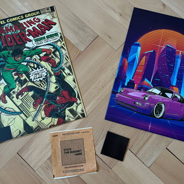 Supports magnétiques Comic Displates
