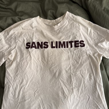 Weisses T-Shirt Sans Limites