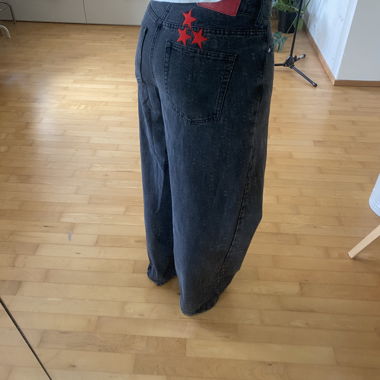 Black Scuffers Jeans Gr. 40