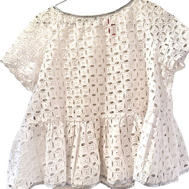 Top blanc en dentelle de IMPERIAL