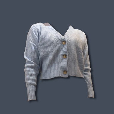 Blue cardigan