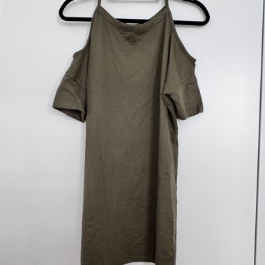 Dress with Shoulder Cutouts